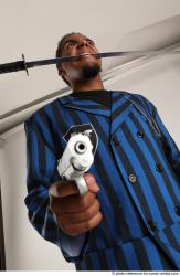 Garson STANDING POSE WITH KATANA AND TWO GUNS